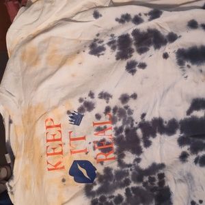Keep it Real Home made Tie dyed T-shirt